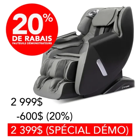 Fauteuil de massage Westinghouse WES41-800 3D au Québec - Rabais démo promo