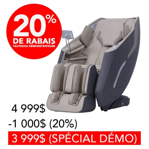Fauteuil e massage IC-8888 3D Québec - Démo promo
